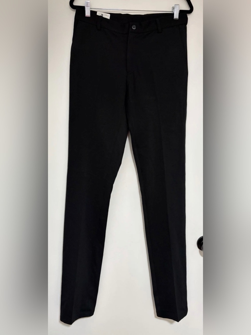 Soul of London Men’s Black Dress Flat Front Trousers Pants Size 32 NWT